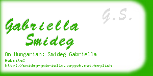 gabriella smideg business card